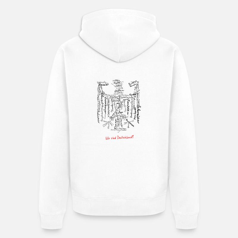 Article One Eagles - Veste à capuche bio Premium Unisexe - blanc