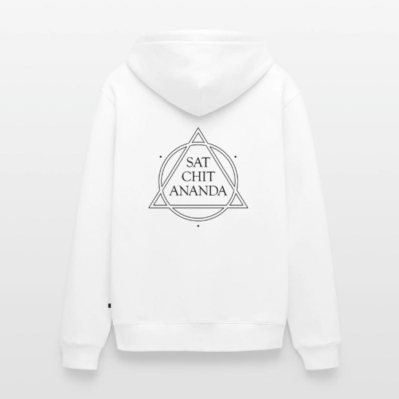 SAT CHIT ANANDA vector Unisex Premium Bio Zip Hoodie