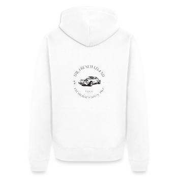 ALPINE  A110 FRENC - Veste à capuche bio Premium Unisexe - blanc - Dos - Thijin (182cm)