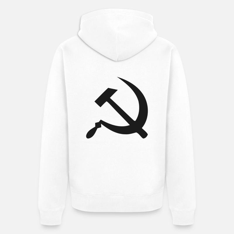 Communisme - Veste à capuche bio Premium Unisexe - blanc