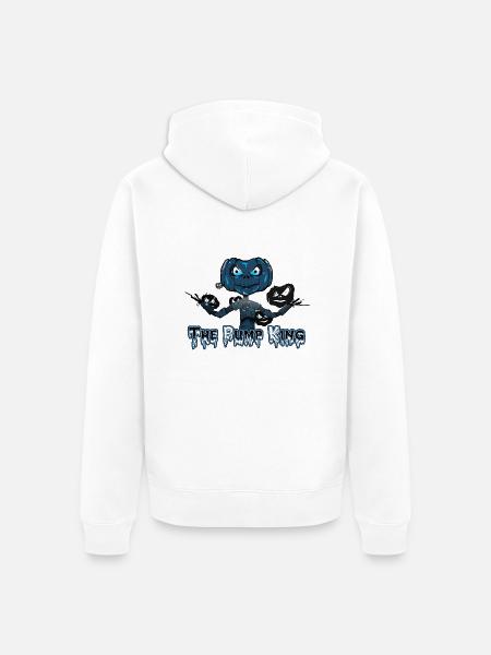 Design 139908321 - Unisex Premium Organic Zip Hoodie - white
