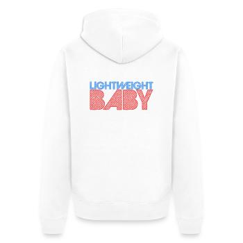 Lightweight Baby - Gym T-Shirt - Unisex Premium Organic Zip Hoodie - white - Back - Thijin (182cm)
