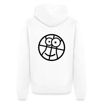 basketball - Veste à capuche bio Premium Unisexe - blanc - Dos - Thijin (182cm)