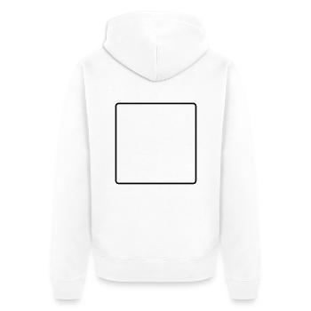 rahmen__f1 - Veste à capuche bio Premium Unisexe - blanc - Dos - Thijin (182cm)