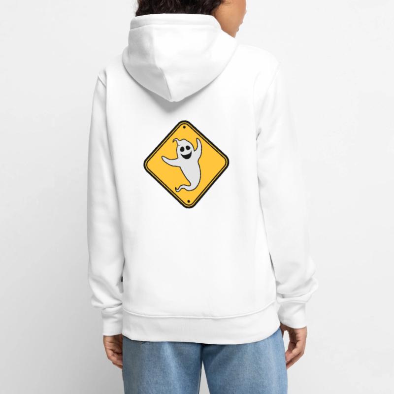 danger caution warning note danger shield vorsi Unisex Premium Organic Zip Hoodie