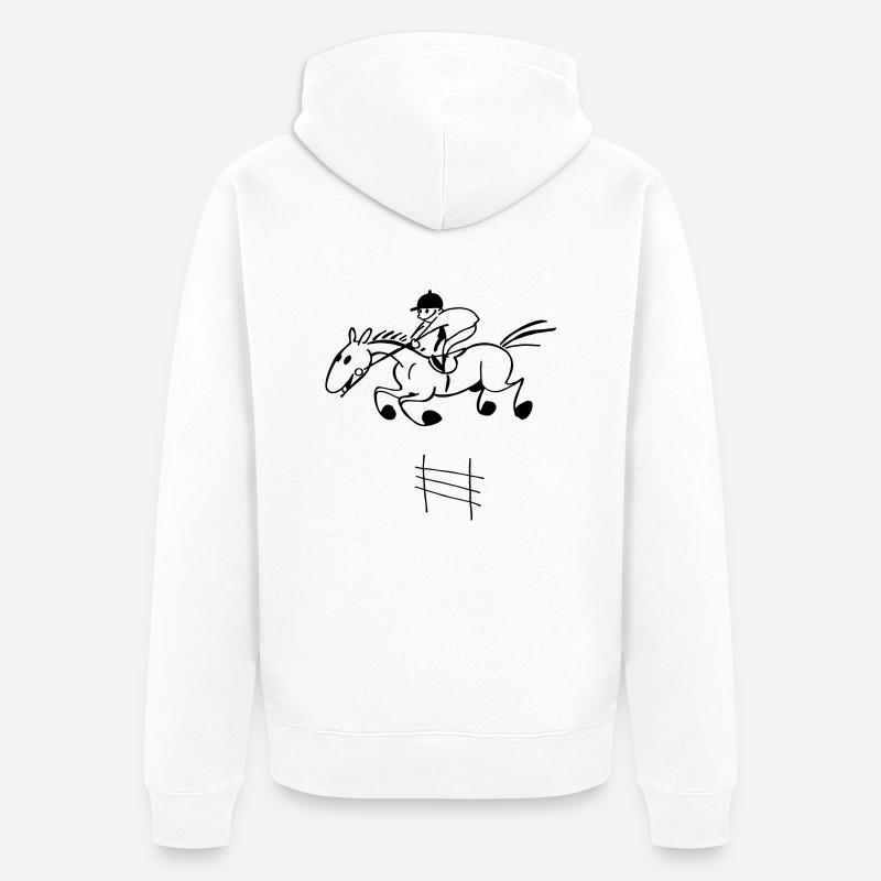 CSO - Veste à capuche bio Premium Unisexe - blanc