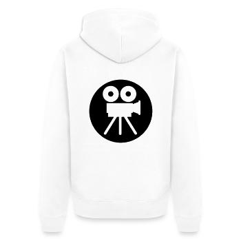 film_kamera_f1 - Veste à capuche bio Premium Unisexe - blanc - Dos - Thijin (182cm)