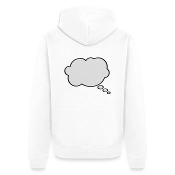 Thought Bubble - Veste à capuche bio Premium Unisexe - blanc - Dos - Thijin (182cm)
