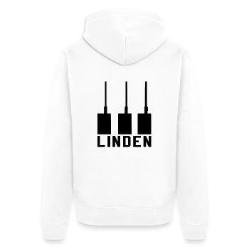 I love Hannover | Home Lower Saxony gift - Unisex Premium Organic Zip Hoodie - white - Back - Thijin (182cm)