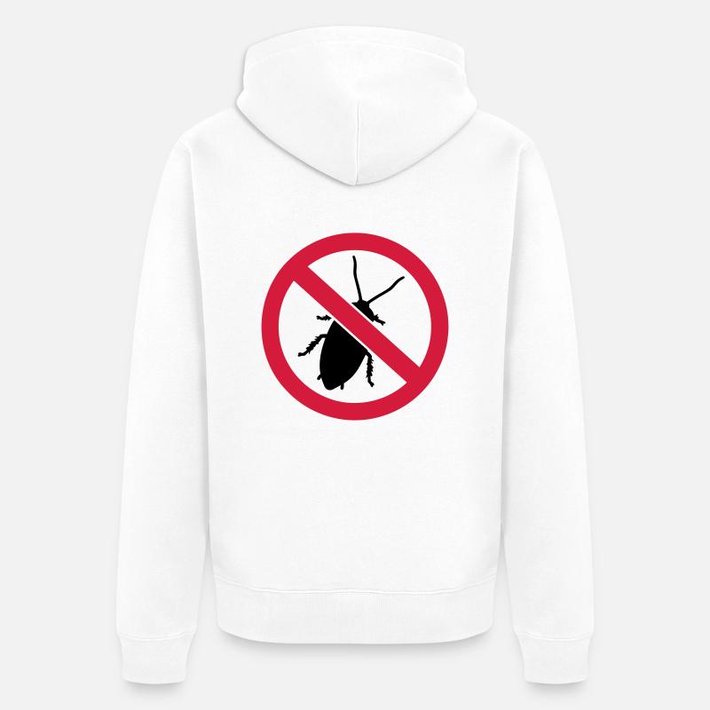 Cafard - Veste à capuche bio Premium Unisexe - blanc
