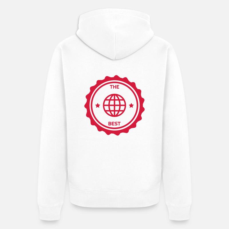 Webmaster Internet Web Geek Website - Veste à capuche bio Premium Unisexe - blanc