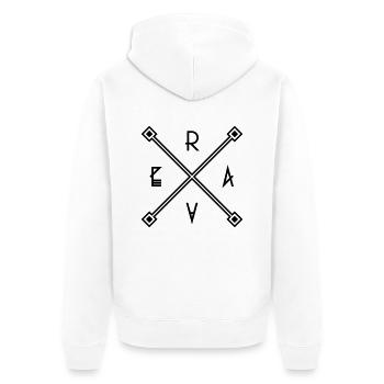 RAVE - Veste à capuche bio Premium Unisexe - blanc - Dos - Thijin (182cm)