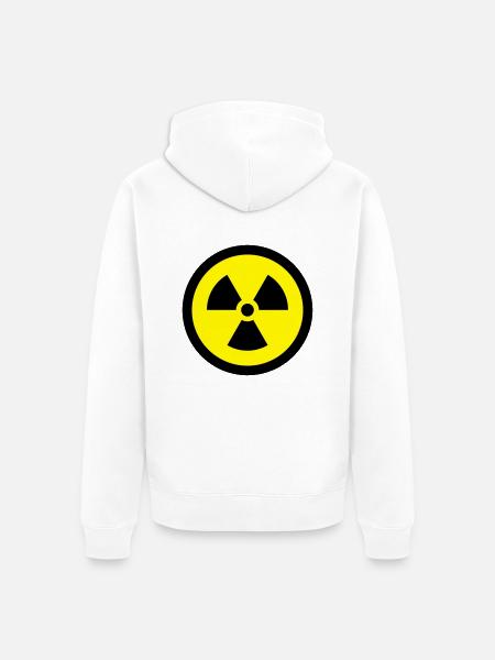 RADIOAKTIV - Unisex Premium Bio Zip Hoodie - Weiß