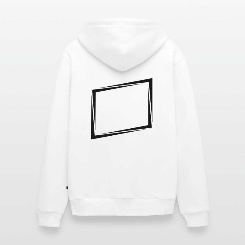 Shield rectangle frame Unisex Premium Organic Zip Hoodie