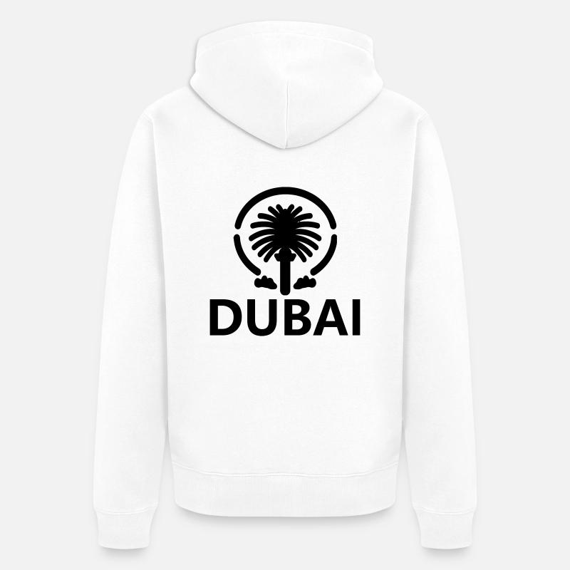 Dubai - Veste à capuche bio Premium Unisexe - blanc