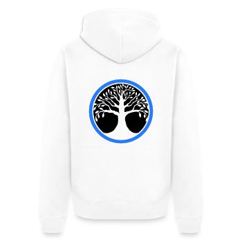 arbre de vie - Veste à capuche bio Premium Unisexe - blanc - Dos - Thijin (182cm)