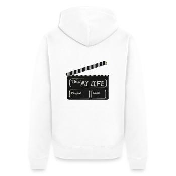 MA SCÈNE - Veste à capuche bio Premium Unisexe - blanc - Dos - Thijin (182cm)