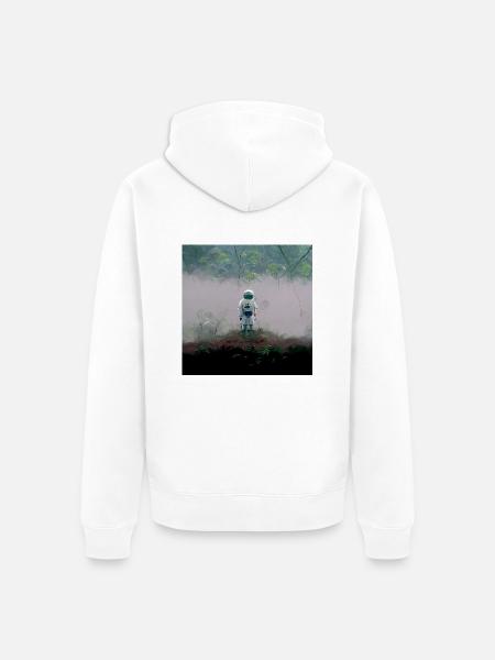 Lonely Voyager 051 - Unisex Premium Bio Zip Hoodie - Weiß