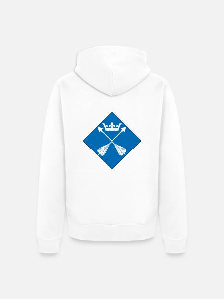 Dalarna - Unisex Premium Organic Zip Hoodie - white