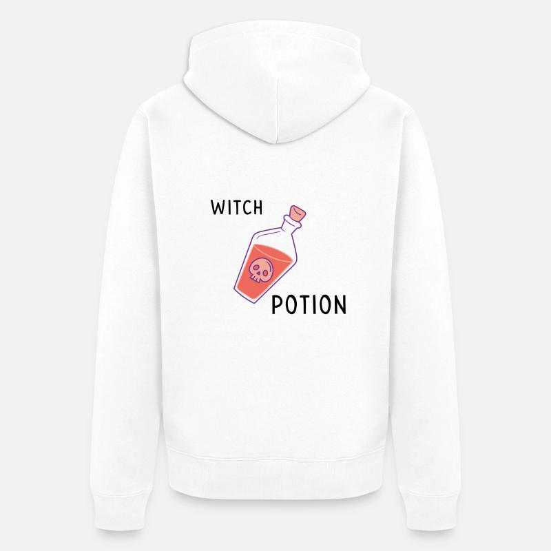 Potion de sorcière - Veste à capuche bio Premium Unisexe - blanc