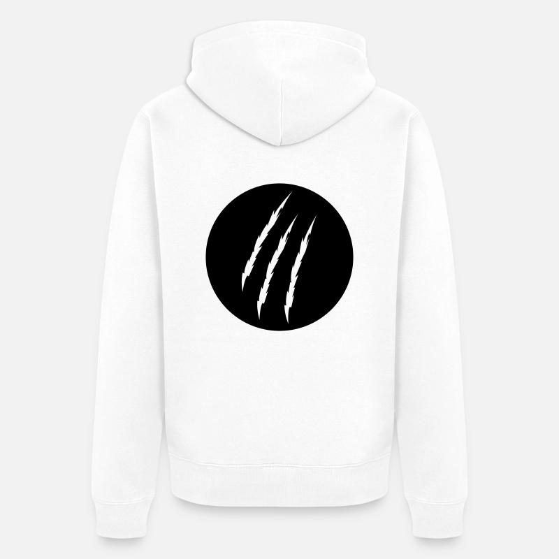 Griffe - Veste à capuche bio Premium Unisexe - blanc