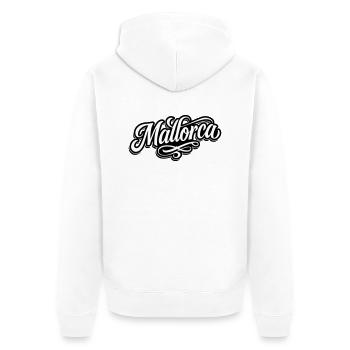 Majorque Tattoo - Veste à capuche bio Premium Unisexe - blanc - Dos - Thijin (182cm)