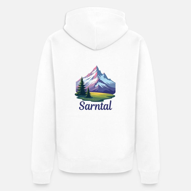 Sarntal - Veste à capuche bio Premium Unisexe - blanc