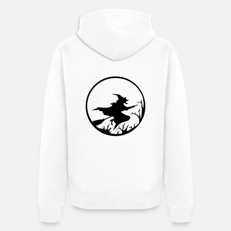 hexe - Veste à capuche bio Premium Unisexe - blanc