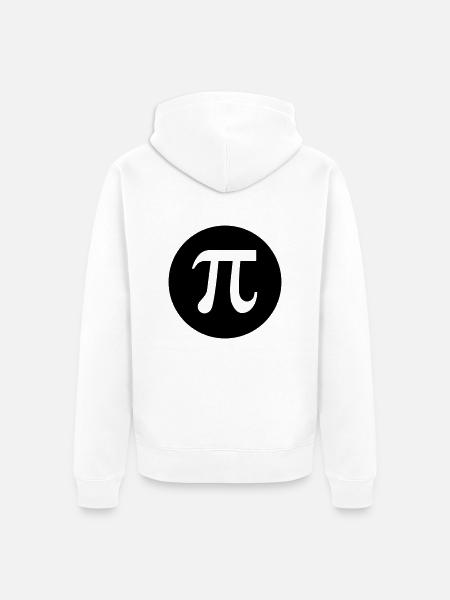 Universelles Zeichen / Mathe - Unisex Premium Bio Zip Hoodie - Weiß