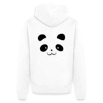 Panda Head - Veste à capuche bio Premium Unisexe - blanc - Dos - Thijin (182cm)