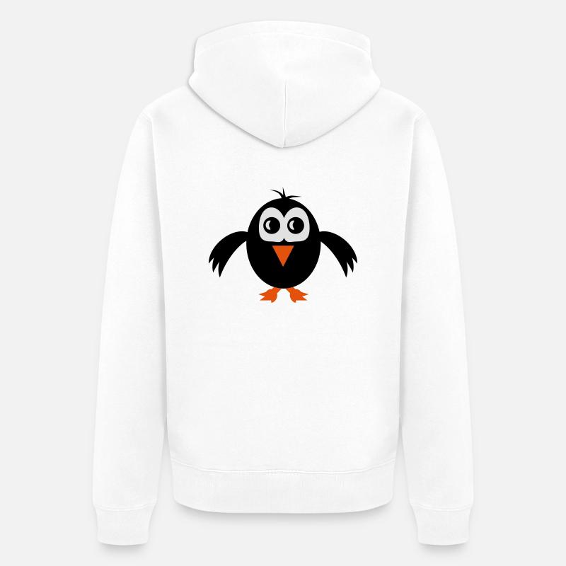 rabevogelsweet - Veste à capuche bio Premium Unisexe - blanc