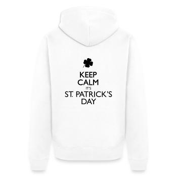It's St. Patricks Day - Veste à capuche bio Premium Unisexe - blanc - Dos - Thijin (182cm)