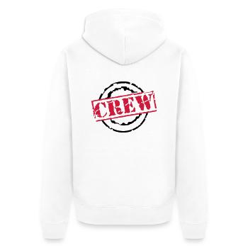 l'équipage - Veste à capuche bio Premium Unisexe - blanc - Dos - Thijin (182cm)