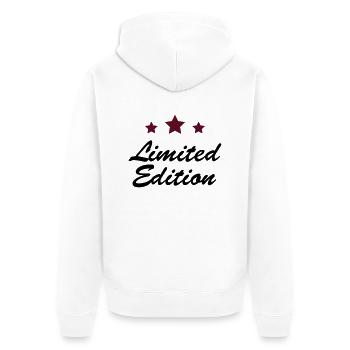 Limited Edition - Veste à capuche bio Premium Unisexe - blanc - Dos - Thijin (182cm)