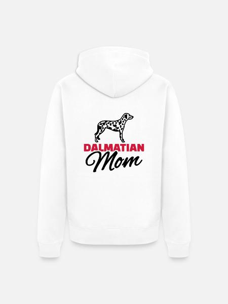 Dalmatiner - Unisex Premium Bio Zip Hoodie - Weiß