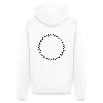 Flowers, Nature, Hearts, Love, Baby - Veste à capuche bio Premium Unisexe - blanc - Dos - Thijin (182cm)