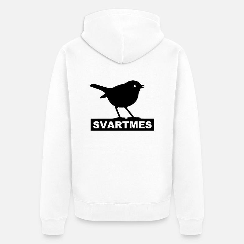 Svartmes - Sick tv locale - Veste à capuche bio Premium Unisexe - blanc