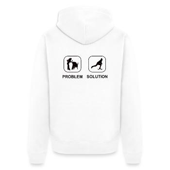 Skateboard Longboard Skater Skateboarding Skating - Veste à capuche bio Premium Unisexe - blanc - Dos - Thijin (182cm)