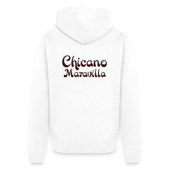 Chicano - Veste à capuche bio Premium Unisexe - blanc - Dos - Thijin (182cm)