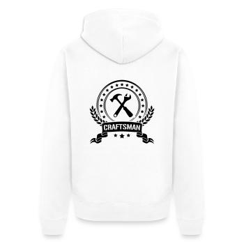 Artisan - Veste à capuche bio Premium Unisexe - blanc - Dos - Thijin (182cm)