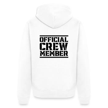 membre d’équipage - Veste à capuche bio Premium Unisexe - blanc - Dos - Thijin (182cm)