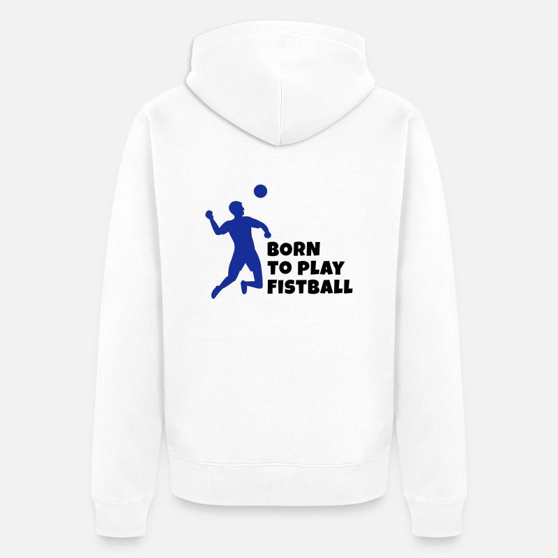 Fistball - Veste à capuche bio Premium Unisexe - blanc