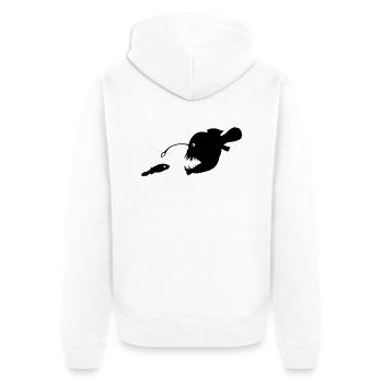Grenouille - Veste à capuche bio Premium Unisexe - blanc - Dos - Thijin (182cm)