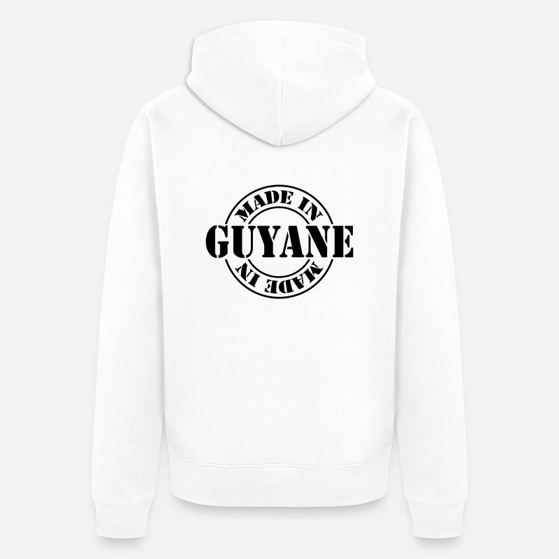 made in guyane m1k2 - Veste à capuche bio Premium Unisexe - blanc