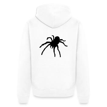 Tarantula Spider - Unisex Premium Bio Zip Hoodie - Weiß - Hinten - Thijin (182cm)