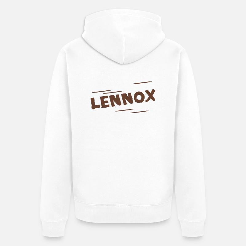 Lennox - Veste à capuche bio Premium Unisexe - blanc