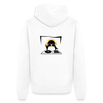 pingouin - Veste à capuche bio Premium Unisexe - blanc - Dos - Thijin (182cm)