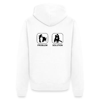 Dancing Gift Dance Sport Hobby Dancer Sport - Unisex Premium Organic Zip Hoodie - white - Back - Thijin (182cm)