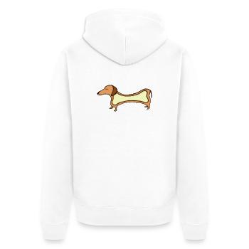 Gastronome - Veste à capuche bio Premium Unisexe - blanc - Dos - Thijin (182cm)