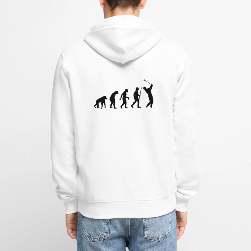 GOLF EVOLUTION Unisex Premium Bio Zip Hoodie